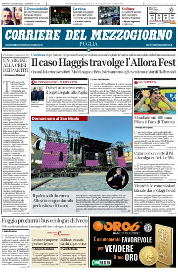 Corriere del Mezzogiorno (Puglia) - 21 Jun 2022