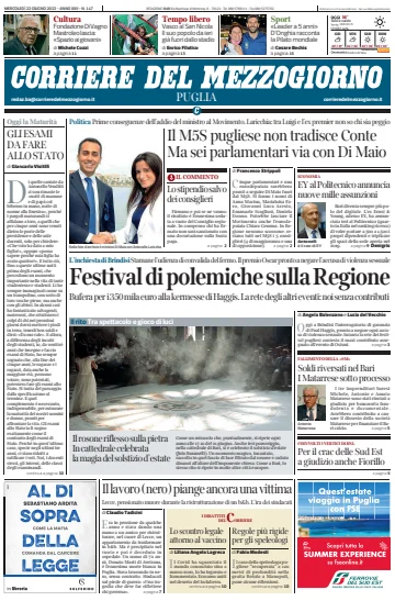 Corriere del Mezzogiorno (Puglia) - 22 Jun 2022