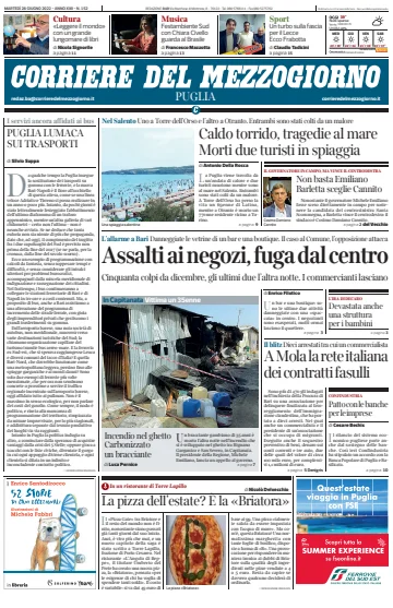 Corriere del Mezzogiorno (Puglia) - 28 Jun 2022