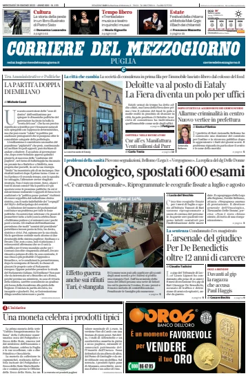 Corriere del Mezzogiorno (Puglia) - 29 Jun 2022