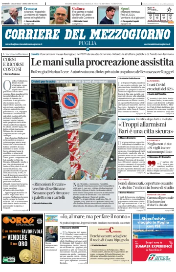 Corriere del Mezzogiorno (Puglia) - 1 Jul 2022