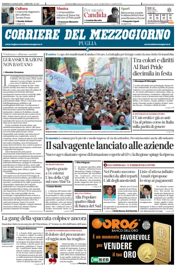Corriere del Mezzogiorno (Puglia) - 3 Jul 2022