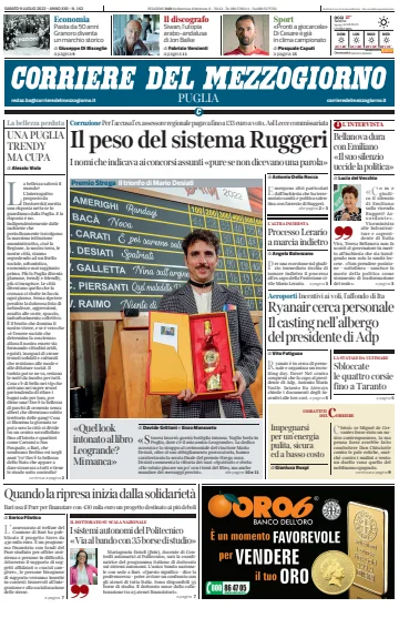 Corriere del Mezzogiorno (Puglia) - 9 Jul 2022