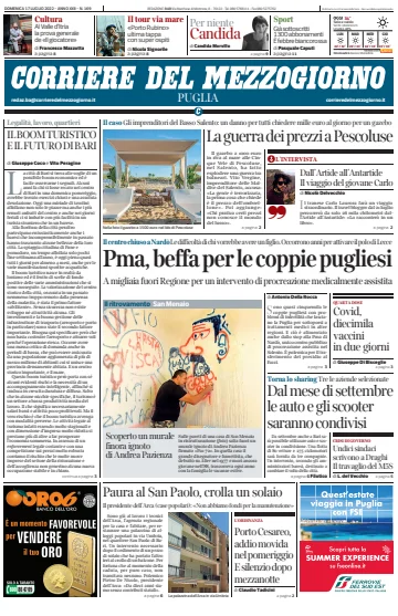 Corriere del Mezzogiorno (Puglia) - 17 Jul 2022