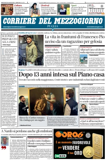 Corriere del Mezzogiorno (Puglia) - 20 Jul 2022