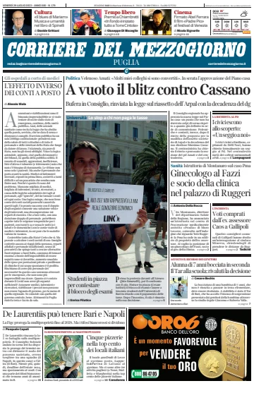 Corriere del Mezzogiorno (Puglia) - 29 Jul 2022