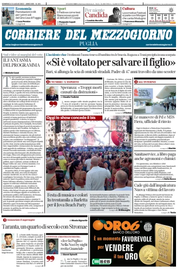 Corriere del Mezzogiorno (Puglia) - 31 Jul 2022