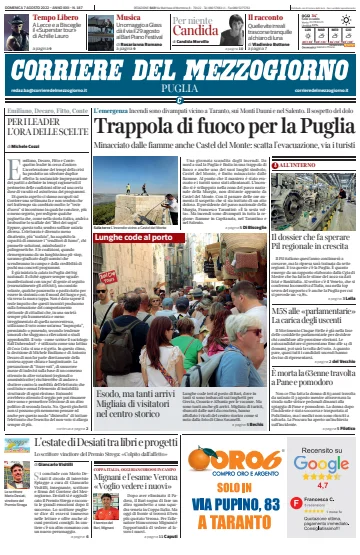 Corriere del Mezzogiorno (Puglia) - 7 Aug 2022