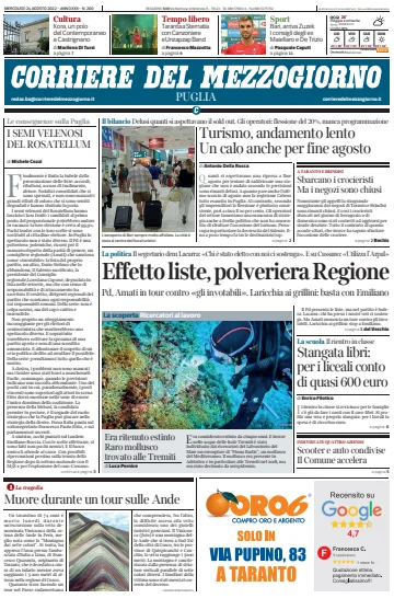 Corriere del Mezzogiorno (Puglia) - 24 Aug 2022