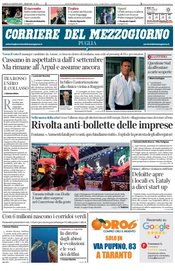 Corriere del Mezzogiorno (Puglia) - 27 Aug 2022