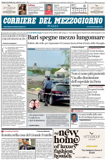 Corriere del Mezzogiorno (Puglia) - 2 Sep 2022