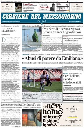 Corriere del Mezzogiorno (Puglia) - 4 Sep 2022