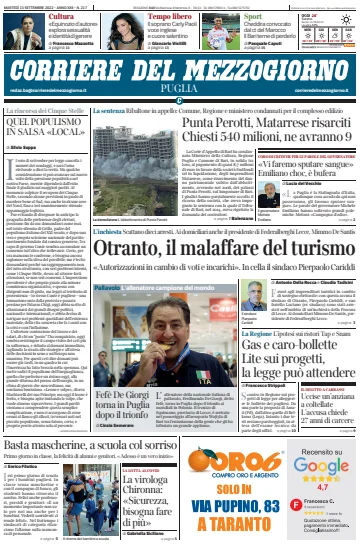 Corriere del Mezzogiorno (Puglia) - 13 Sep 2022