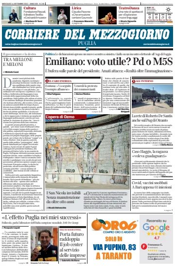 Corriere del Mezzogiorno (Puglia) - 14 Sep 2022