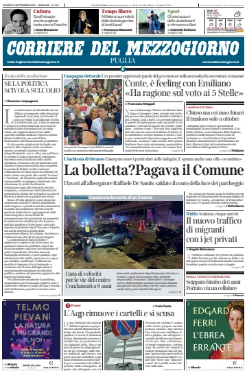 Corriere del Mezzogiorno (Puglia) - 15 Sep 2022