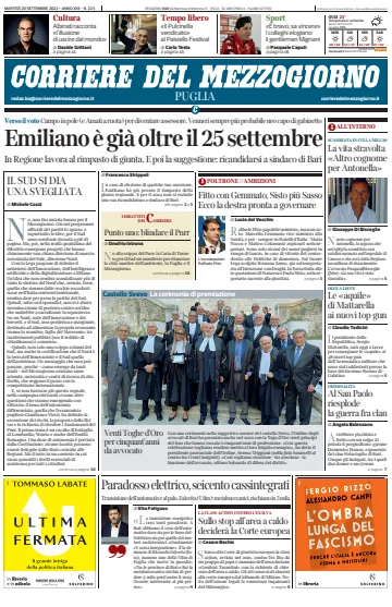 Corriere del Mezzogiorno (Puglia) - 20 Sep 2022