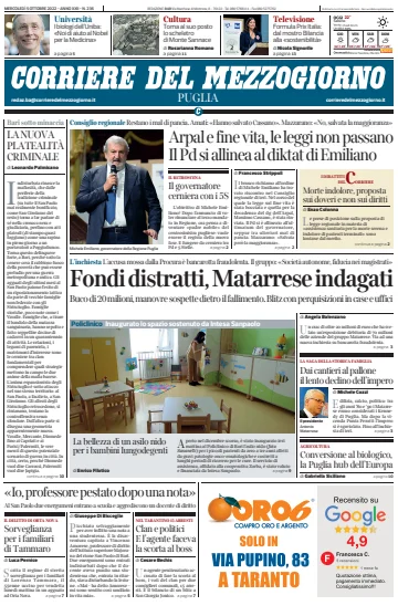 Corriere del Mezzogiorno (Puglia) - 5 Oct 2022