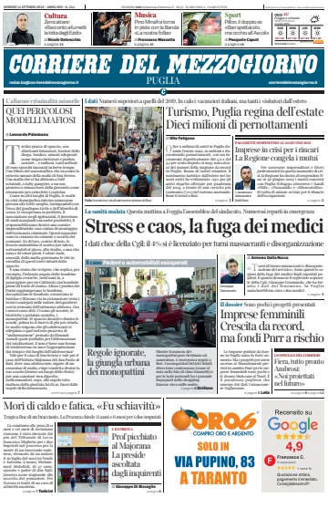 Corriere del Mezzogiorno (Puglia) - 14 Oct 2022