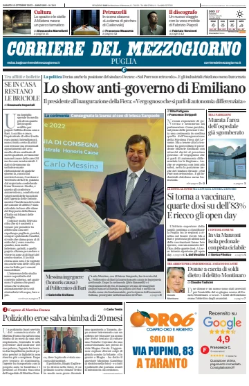 Corriere del Mezzogiorno (Puglia) - 15 Oct 2022