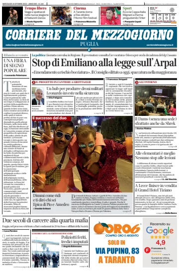 Corriere del Mezzogiorno (Puglia) - 19 Oct 2022