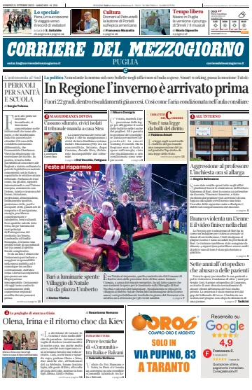 Corriere del Mezzogiorno (Puglia) - 21 Oct 2022