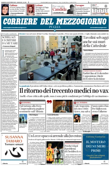 Corriere del Mezzogiorno (Puglia) - 30 Oct 2022