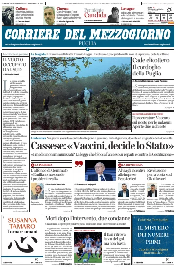 Corriere del Mezzogiorno (Puglia) - 6 Nov 2022