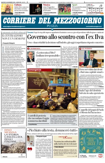 Corriere del Mezzogiorno (Puglia) - 15 Nov 2022
