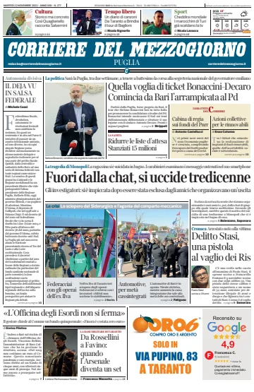 Corriere del Mezzogiorno (Puglia) - 22 Nov 2022