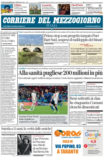 Corriere del Mezzogiorno (Puglia) - 24 Nov 2022