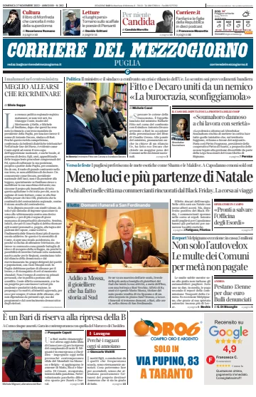 Corriere del Mezzogiorno (Puglia) - 27 Nov 2022