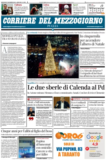 Corriere del Mezzogiorno (Puglia) - 7 Dec 2022