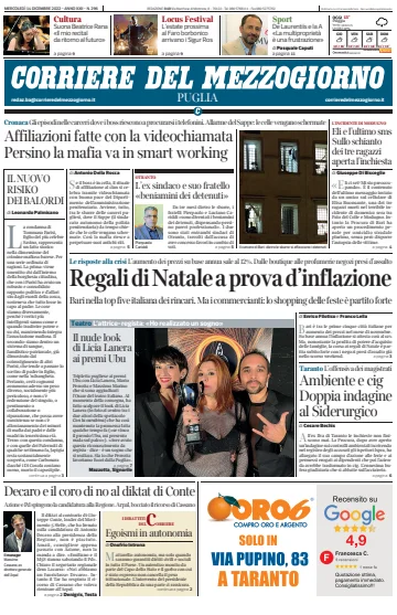 Corriere del Mezzogiorno (Puglia) - 14 Dec 2022