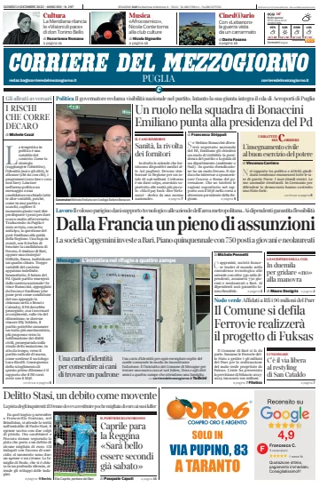 Corriere del Mezzogiorno (Puglia) - 15 Dec 2022