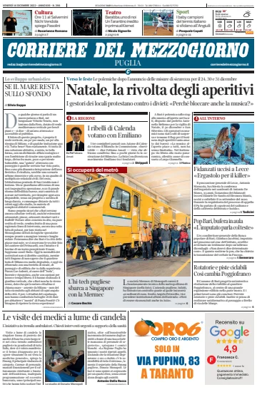 Corriere del Mezzogiorno (Puglia) - 16 Dec 2022