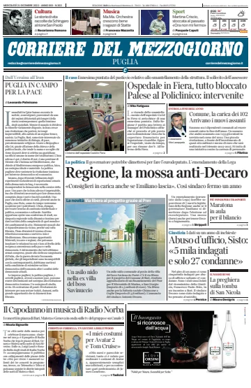 Corriere del Mezzogiorno (Puglia) - 21 Dec 2022