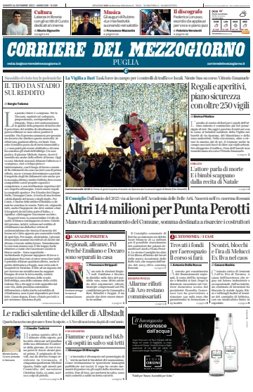 Corriere del Mezzogiorno (Puglia) - 24 Dec 2022