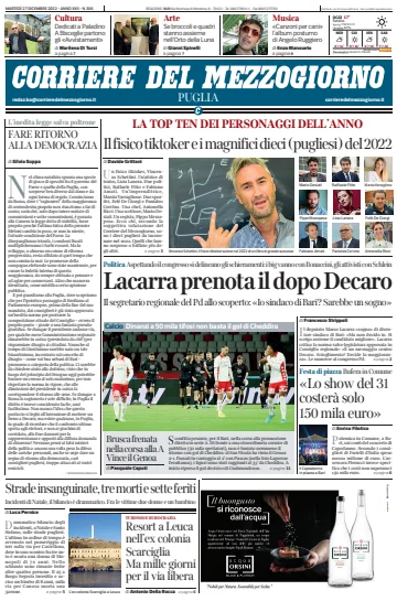Corriere del Mezzogiorno (Puglia) - 27 Dec 2022