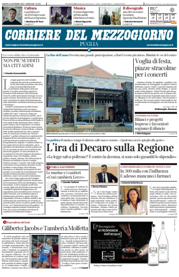 Corriere del Mezzogiorno (Puglia) - 31 Dec 2022
