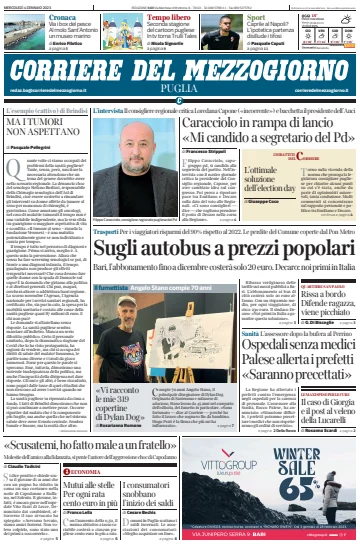 Corriere del Mezzogiorno (Puglia) - 4 Jan 2023