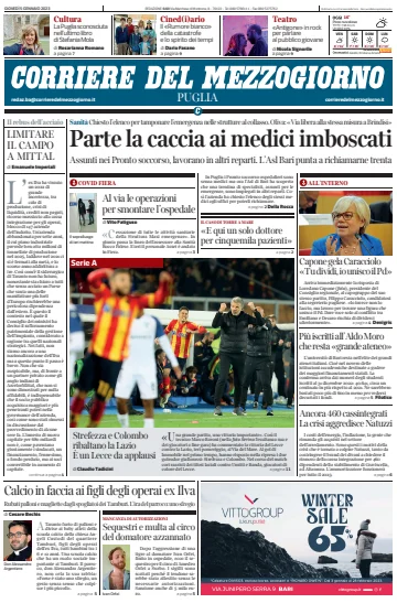 Corriere del Mezzogiorno (Puglia) - 5 Jan 2023