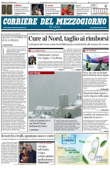 Corriere del Mezzogiorno (Puglia) - 11 Jan 2023
