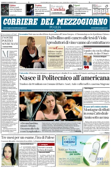 Corriere del Mezzogiorno (Puglia) - 22 Jan 2023