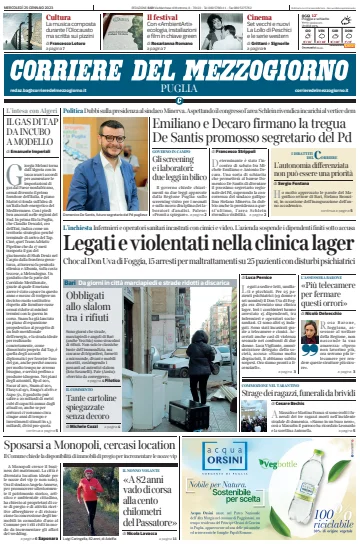 Corriere del Mezzogiorno (Puglia) - 25 Jan 2023