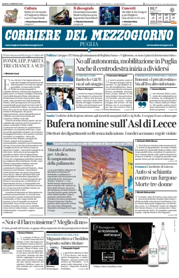 Corriere del Mezzogiorno (Puglia) - 4 Feb 2023