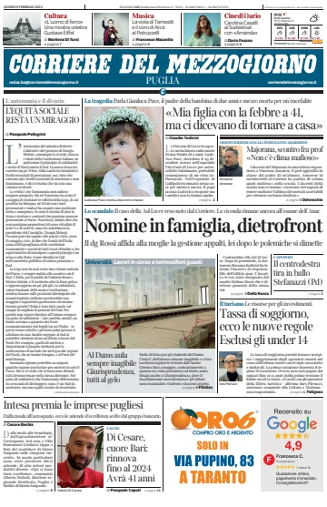 Corriere del Mezzogiorno (Puglia) - 9 Feb 2023