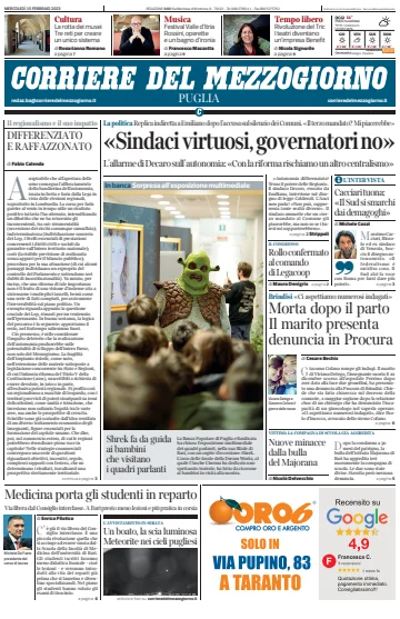 Corriere del Mezzogiorno (Puglia) - 15 Feb 2023