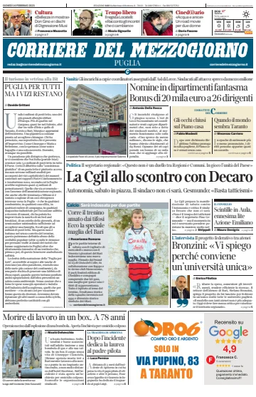 Corriere del Mezzogiorno (Puglia) - 16 Feb 2023
