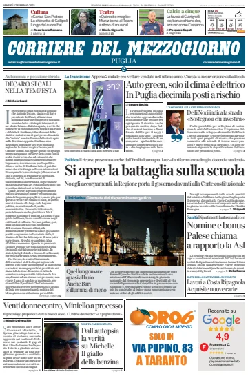 Corriere del Mezzogiorno (Puglia) - 17 Feb 2023