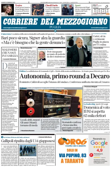 Corriere del Mezzogiorno (Puglia) - 23 Feb 2023